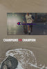 Video banner showing athletes and creators featured in Champion’s ‘Champions for Champion’ campaign with a Learn More button.